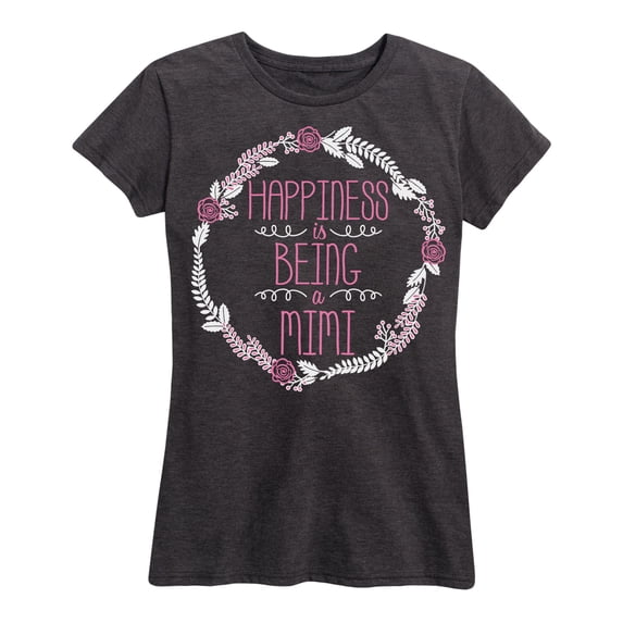 Instant Message - Happiness is being a Mimi - Women's Short Sleeve Graphic T-shirt