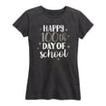 thumbnail image 1 of Instant Message - Happy 100Th Day Of School Sparkle Teacher Shirt - Women's Short Sleeve Graphic T-Shirt, 1 of 5