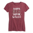 thumbnail image 1 of Instant Message - Happy 100Th Day Of School Sparkle Teacher Shirt - Women's Short Sleeve Graphic T-Shirt, 1 of 5