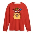 thumbnail image 1 of Instant Message - Happy As A Quokka - Toddler & Youth Long Sleeve Graphic T-Shirt, 1 of 6