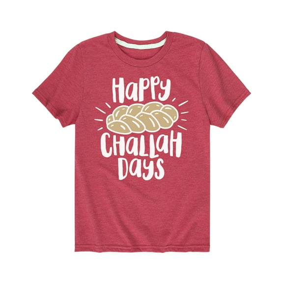 Instant Message - Happy Challah Days  - Youth Short Sleeve Tee
