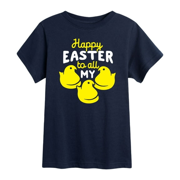 Instant Message - Happy Easter To All My Peeps - Youth Short Sleeve Tee