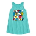 thumbnail image 1 of Instant Message - Happy First Day Of School - Toddler & Youth Girls A-line Dress, 1 of 4