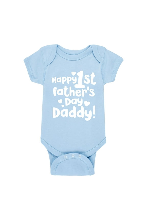 - Happy First Father's Day Daddy - Infant Baby One Piece
