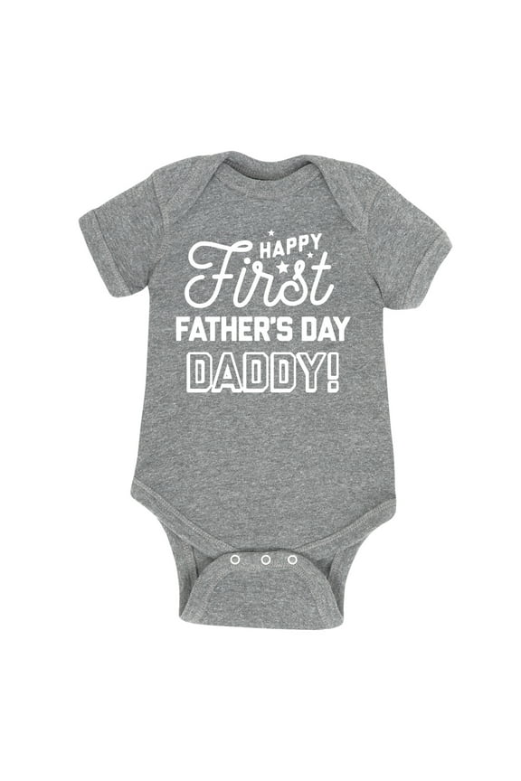 - Happy First Fathers Day - Infant Baby One Piece