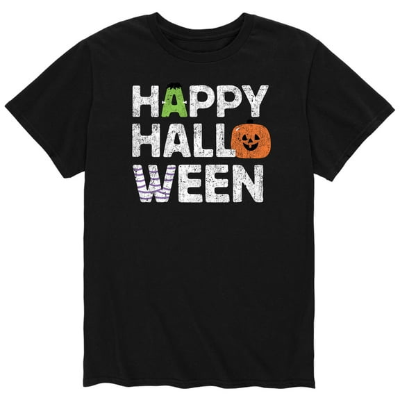 Instant Message - Happy Halloween - Men's Short Sleeve Graphic T-Shirt