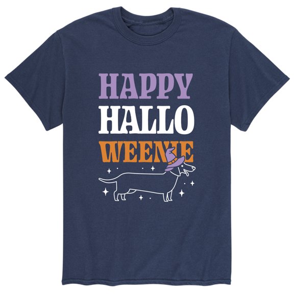 Instant Message - Happy Halloweenie - Men's Short Sleeve Graphic T-Shirt