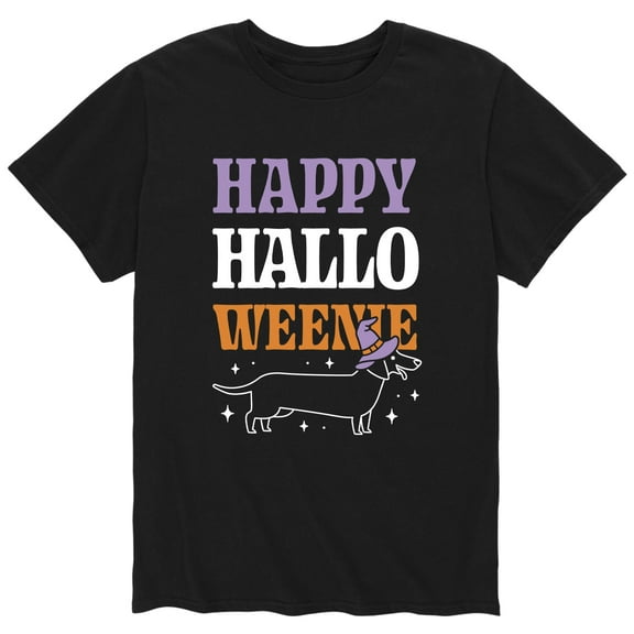 Instant Message - Happy Halloweenie - Men's Short Sleeve Graphic T-Shirt