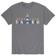 thumbnail image 1 of Instant Message - Happy Hanukkah - Men's Short Sleeve Graphic T-Shirt, 1 of 5