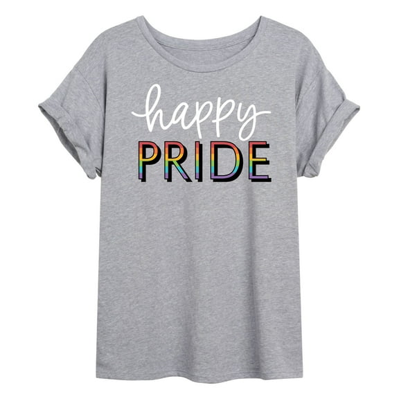 Instant Message - Happy Pride - Women's Oversized T-Shirt