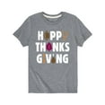 thumbnail image 1 of Instant Message - Happy Thanksgiving Icons  - Toddler Short Sleeve Tee, 1 of 4