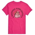 thumbnail image 1 of Instant Message - Happyee Hawlidays - Men's Short Sleeve Graphic T-Shirt, 1 of 4