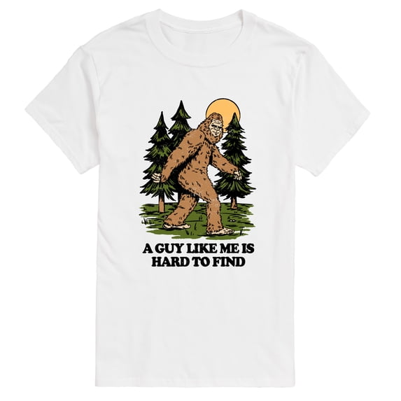 Instant Message - Hard to Find Sasquatch Short Sleeve Graphic T-Shirt