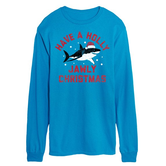 Instant Message - Have A Holly Jawly Christmas - Men's Long Sleeve T-Shirt