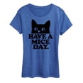 thumbnail image 1 of Instant Message - Have A Mice Day - Women's Short Sleeve Graphic T-Shirt, 1 of 6