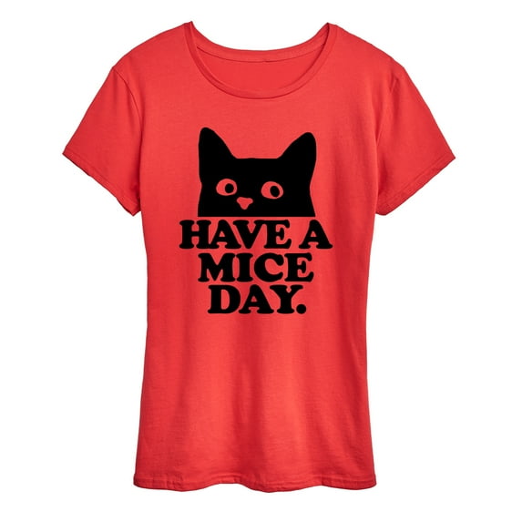 Instant Message - Have A Mice Day - Women's Short Sleeve Graphic T-Shirt