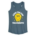 thumbnail image 1 of Instant Message - Have The Day You Deserve - Women's Racerback Tank Top, 1 of 5