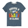 thumbnail image 1 of Instant Message - Having A Blast In Class - Toddler & Youth Short Sleeve Graphic T-Shirt, 1 of 6