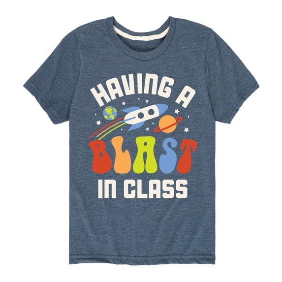 Instant Message - Having A Blast In Class - Toddler & Youth Short Sleeve Graphic T-Shirt