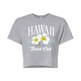 thumbnail image 1 of Instant Message - Hawaii Beach Club - Juniors Cropped Graphic T-Shirt, 1 of 5