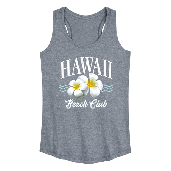 Instant Message - Hawaii Beach Club Graphic Racerback Tank