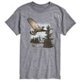 thumbnail image 1 of Instant Message - Hawk Nature Scene - Men's Short Sleeve Graphic T-Shirt, 1 of 6