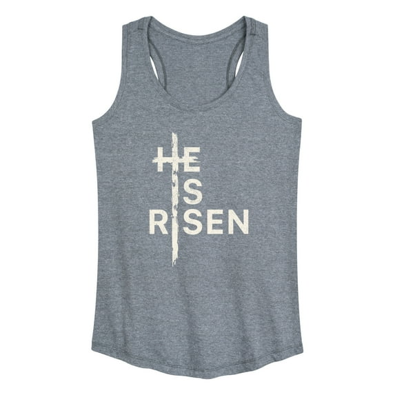 Instant Message - He Is Risen - Women's Racerback Tank Top