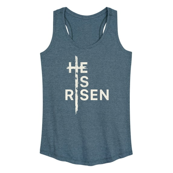 Instant Message - He Is Risen - Women's Racerback Tank Top