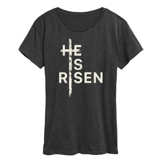Instant Message - He Is Risen - Women's Short Sleeve Graphic T-Shirt