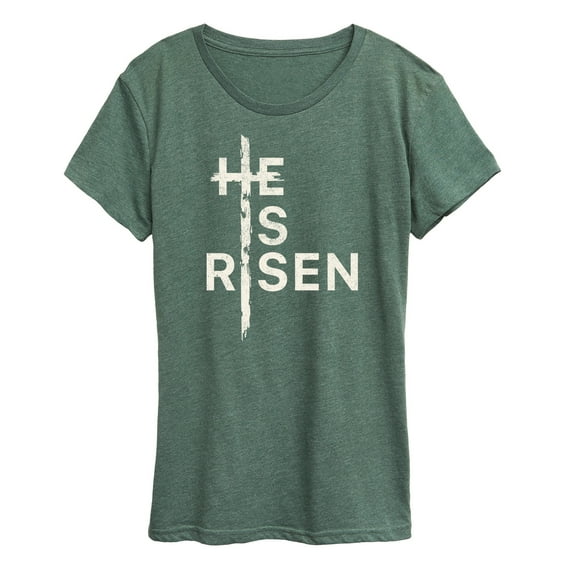 Instant Message - He Is Risen - Women's Short Sleeve Graphic T-Shirt