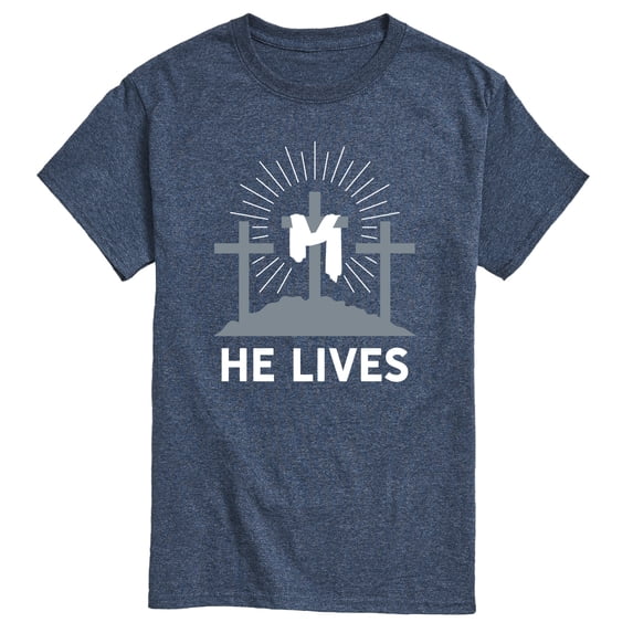 Instant Message - He Lives Short Sleeve Graphic T-Shirt