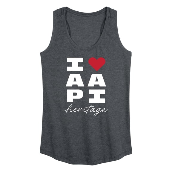 Instant Message - Heart AAPI Heritage - Women's Racerback Graphic Tank