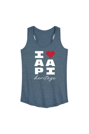 - Heart AAPI Heritage Graphic Racerback Tank
