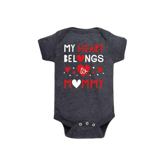 Instant Message - Heart Belongs to Mommy - Infant Baby One Piece