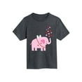 thumbnail image 1 of Instant Message - Heart Elephant - YOUTH SHORT SLEEVE TEE, 1 of 5