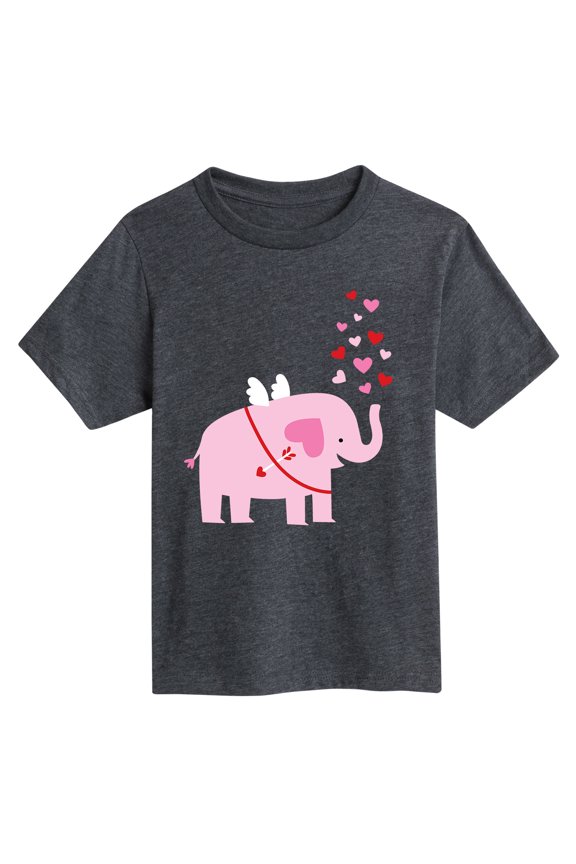 - Heart Elephant - YOUTH SHORT SLEEVE TEE