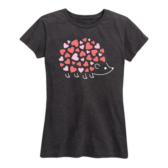 Instant Message - Heart Hedgehog - Women's Short Sleeve Graphic T-Shirt
