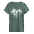 thumbnail image 1 of Instant Message - Heart Trees -Women's Short Sleeve Graphic T-shirt Short Sleeve Graphic T-Shirt, 1 of 5