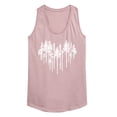 thumbnail image 1 of Instant Message - Heart Trees Graphic Racerback Tank, 1 of 5