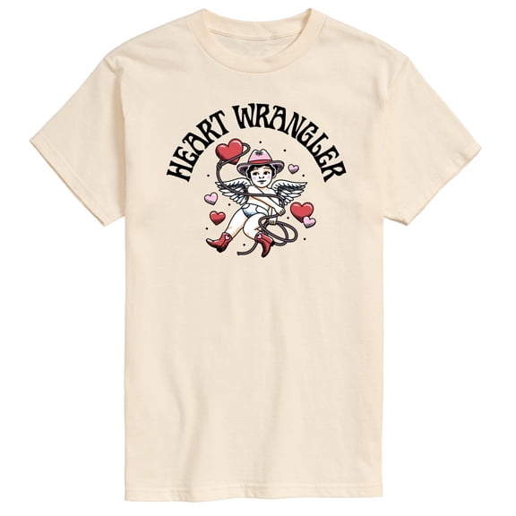 Instant Message - Heart Wrangler - Men's Short Sleeve Graphic T-Shirt