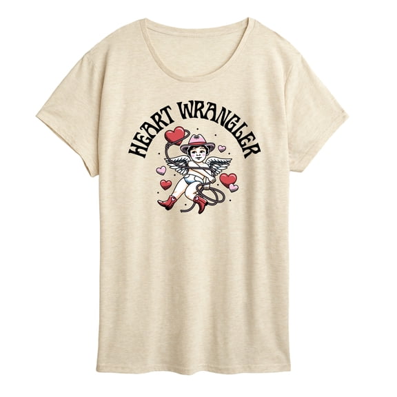 Instant Message - Heart Wrangler - Women's Short Sleeve Graphic T-Shirt