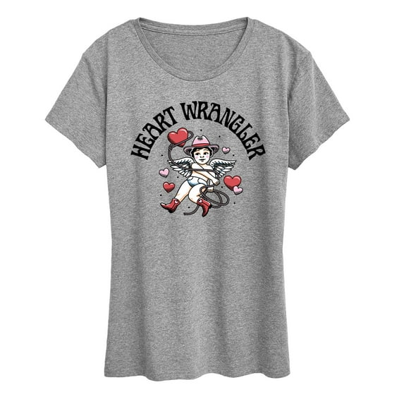 Instant Message - Heart Wrangler - Women's Short Sleeve Graphic T-Shirt