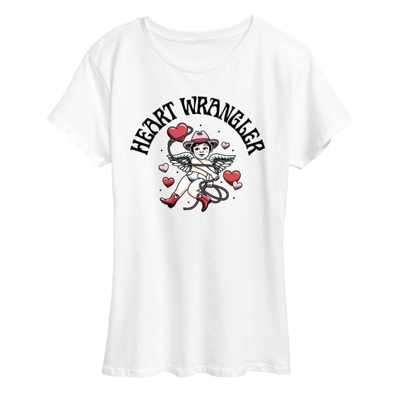 Instant Message - Heart Wrangler - Women's Short Sleeve Graphic T-Shirt
