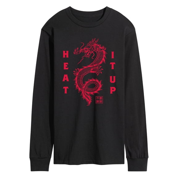 Instant Message - Heat It Up - Men's Long Sleeve Graphic T-Shirt