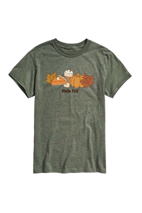 - Hello Fall Short Sleeve Graphic T-Shirt
