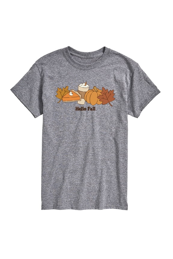 - Hello Fall - Men's Short Sleeve Graphic T-Shirt