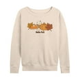thumbnail image 1 of Instant Message - Hello Fall - Women's French Terry Long Sleeve Shirt, 1 of 5