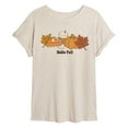 thumbnail image 1 of Instant Message - Hello Fall - Women's Oversized Graphic T-Shirt, 1 of 5