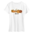 thumbnail image 1 of Instant Message - Hello Fall - Women's Short Sleeve Graphic T-Shirt, 1 of 5