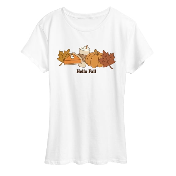 Instant Message - Hello Fall - Women's Short Sleeve Graphic T-Shirt
